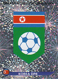 Team Emblem Korea DPR samolepka Panini World Cup 2010 #506